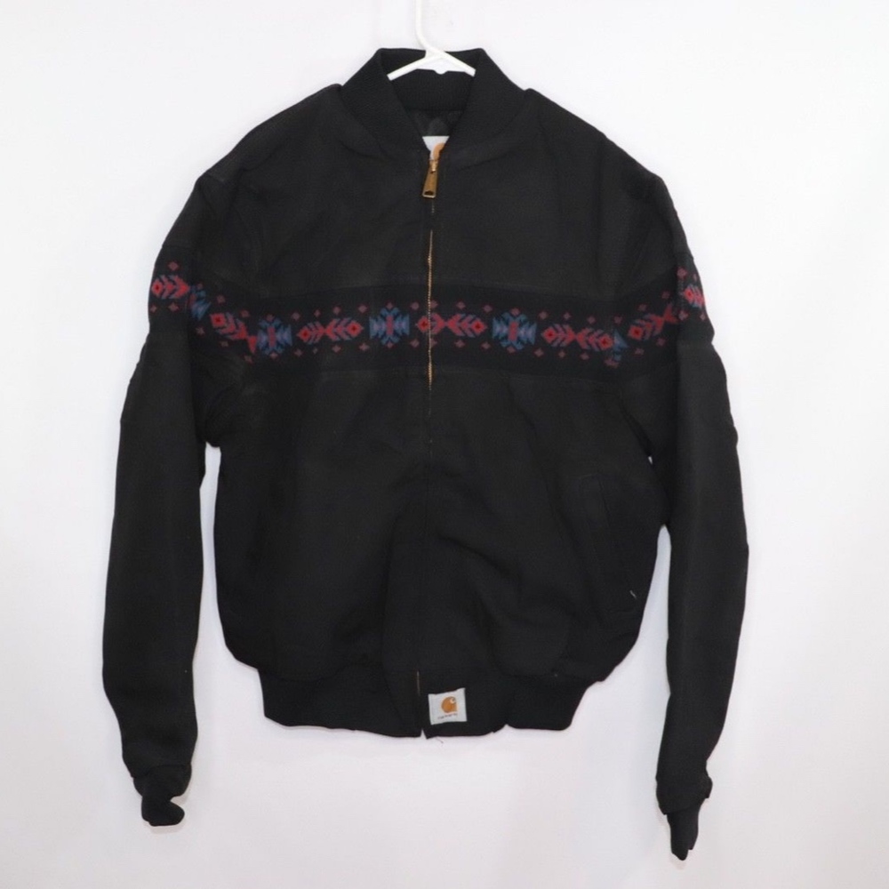 Vintage New Carhartt Navajo Print Bomber Jacket
